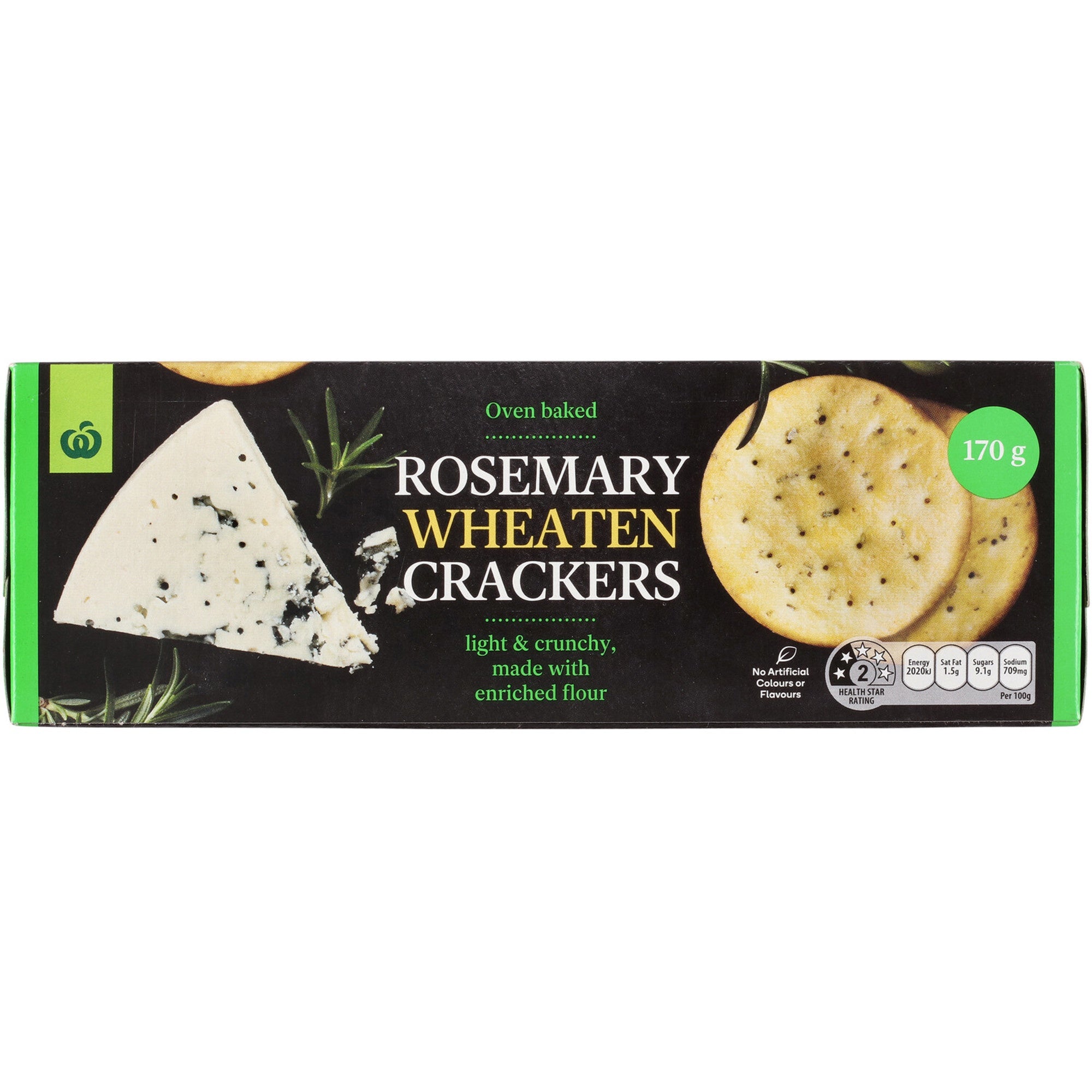 Select Rosemary Wheaten Crackers 170g