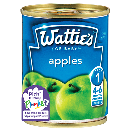 Watties Apples Baby Food Tin 120g