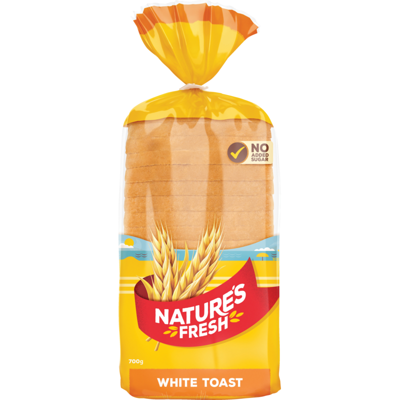 Natures Fresh White Toast 700g
