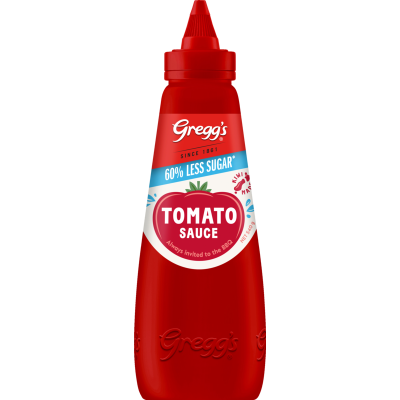 Greggs 60% Less Sugar Rich Red Tomato Sauce 540g