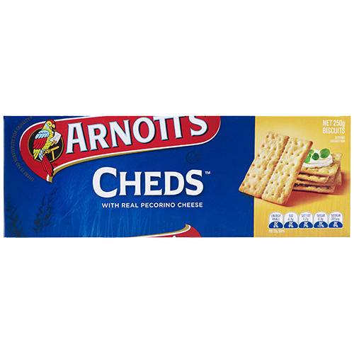 Arnotts Cheds Biscuits 250g