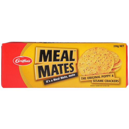 Griffins Meal Mates The Original Poppy & Sesame Crackers 230g