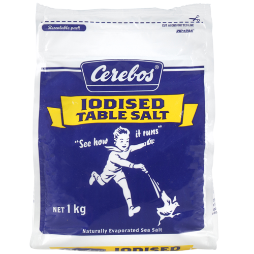 Cerebos - Iodised Table Salt 1000gm