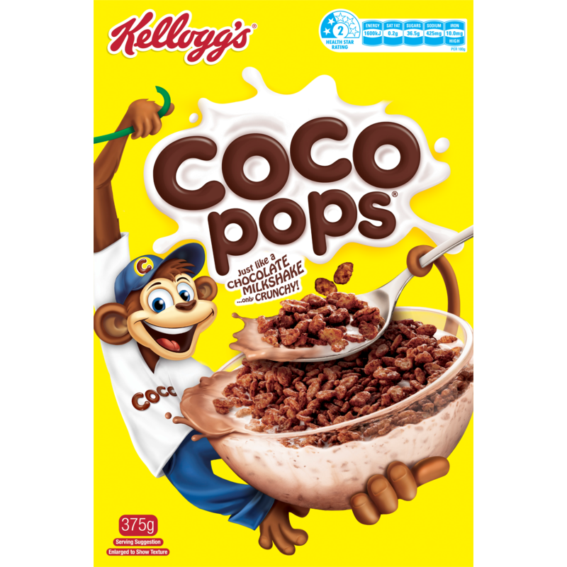 Kelloggs Cereal Coco Pops Original 375g