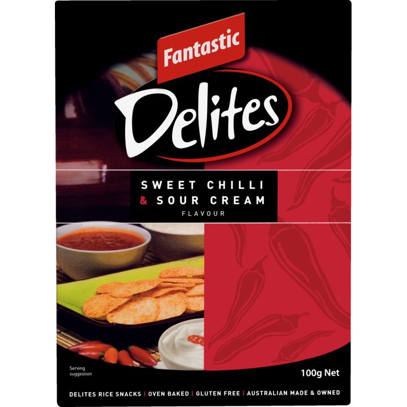 Fantastic Delites Sweet Chilli & Sour Cream 100g