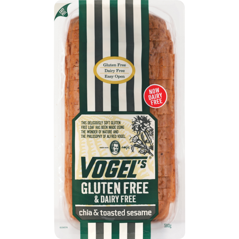 Vogels Gluten Free Chia & Toasted Sesame 580g