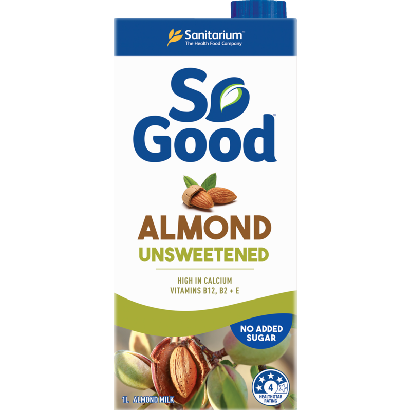 Sanitarium So Good Unsweetened Almond UHT Milk 1L