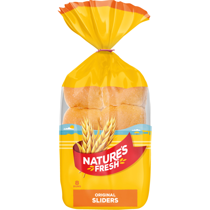 Natures Fresh Slider Buns Original 8 pkt