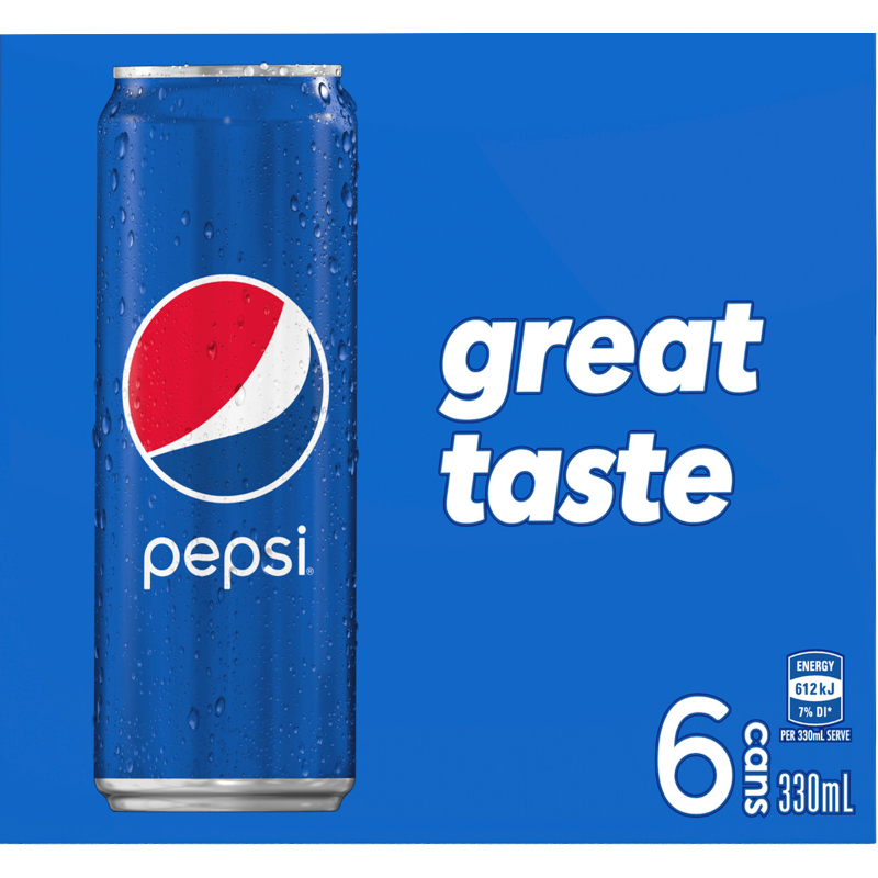 Pepsi Max Cans 330ml 6pk