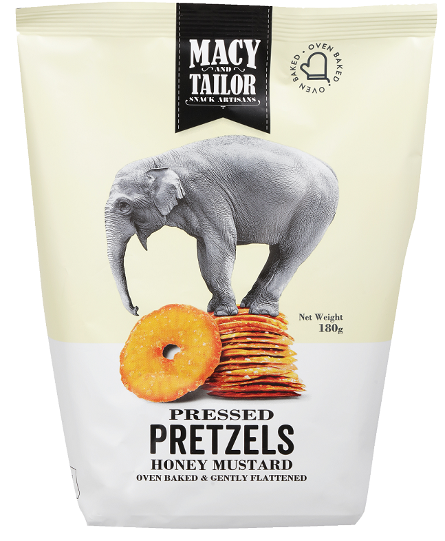 Macy & Tailor Honey Mustard Pretzels 180g